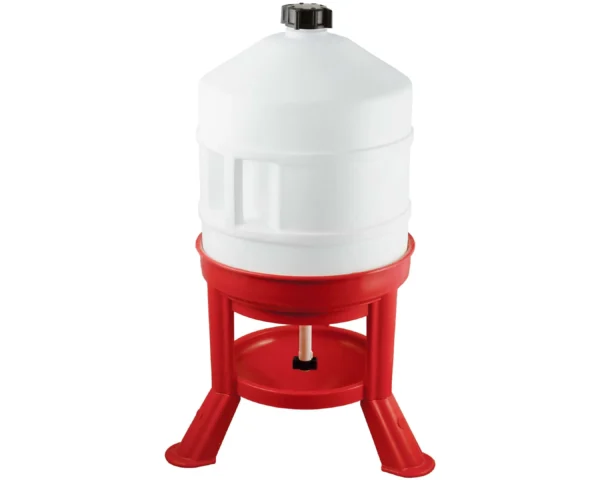 Abreuvoir volaille plastique sur pieds 30 litres - Abreuvoir plastique sur pieds 30 litres Novital